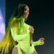 Cardi B performs onstage as Fashion Nova Presents: Party With Cardi on May 8, 2019 in Los Angeles, California.